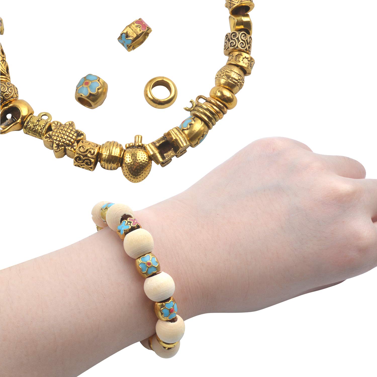 Amazon.co.jp: チベットルーススペーサービーズ 69ピース チベット